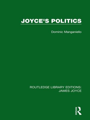 cover image of Joyce's Politics